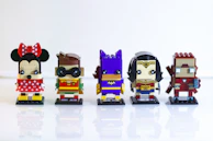 Character lineup from a role-playing game featuring diverse heroes and villains.