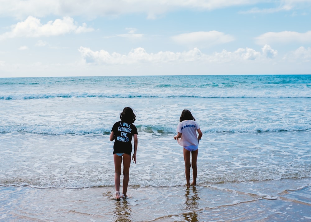 two women on the beach