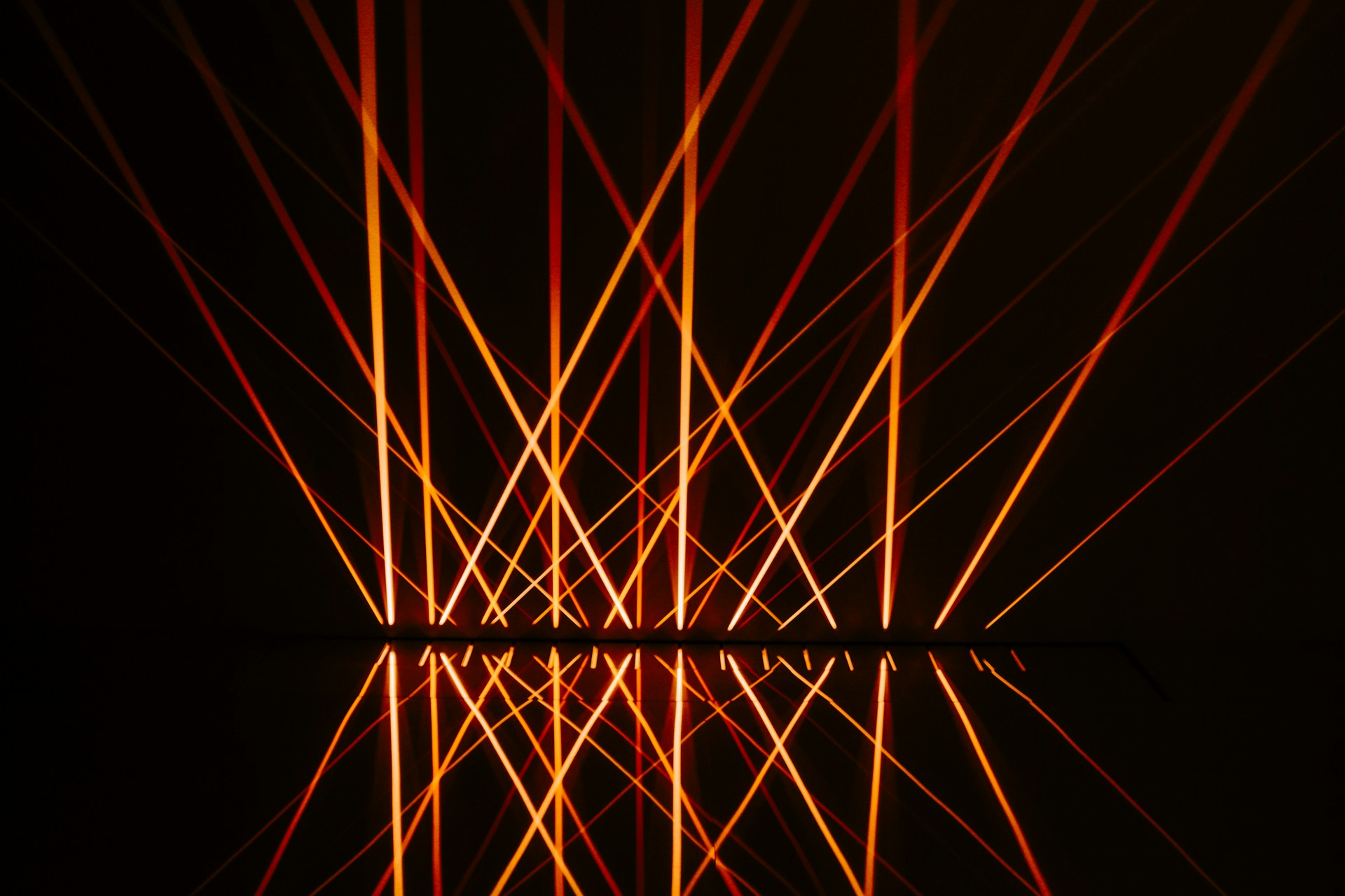 orange strobe lights
