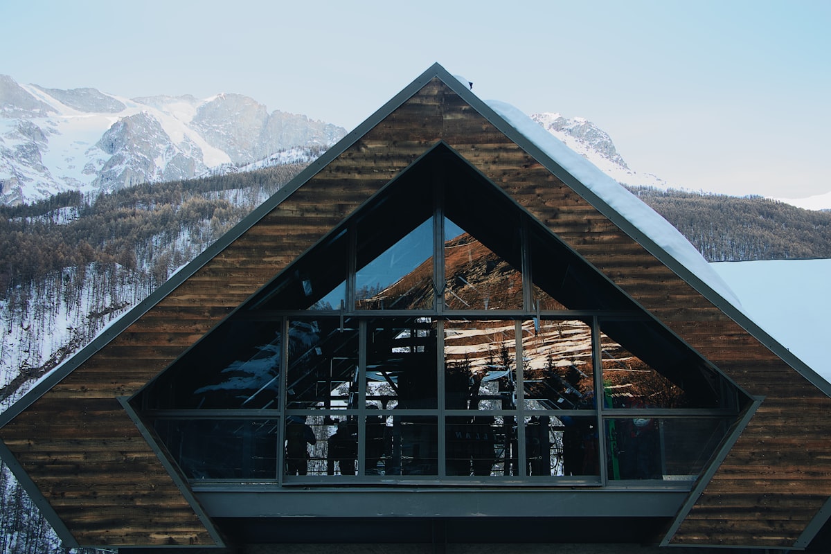 The Lone Peak Residence — ski-in modern home exterior