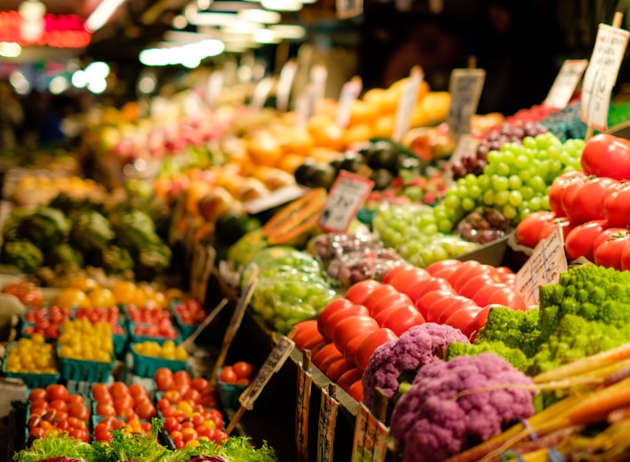 vegetable stand photo