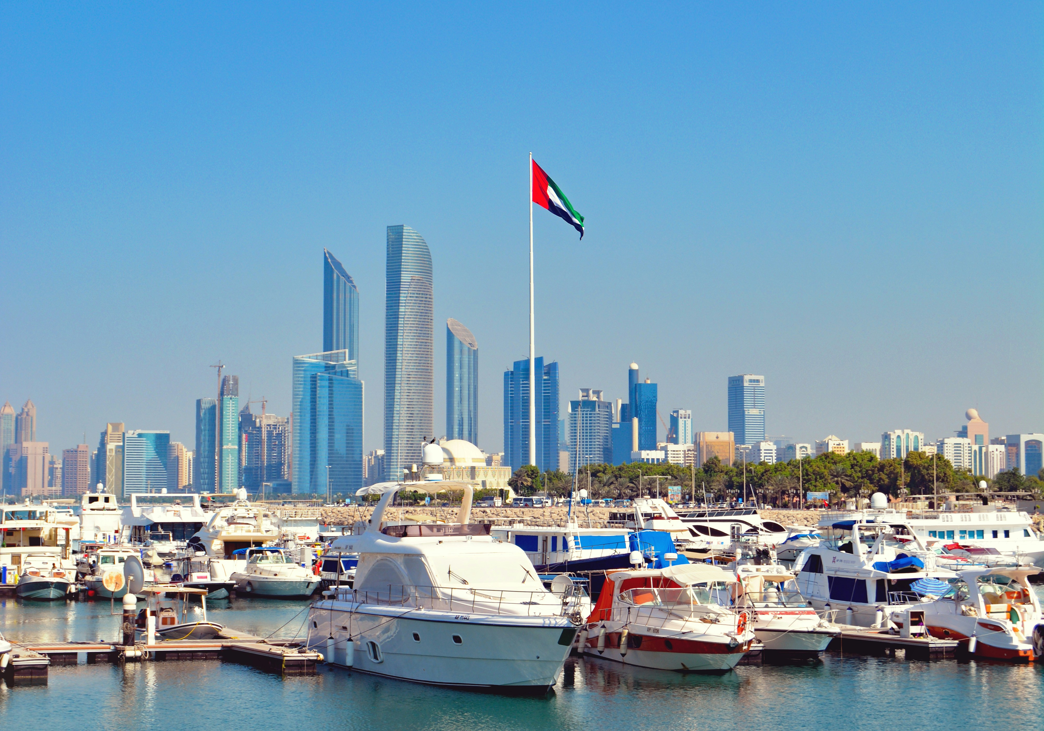 Dubai Marina Water Taxi RTA boat at Marina Walk stop