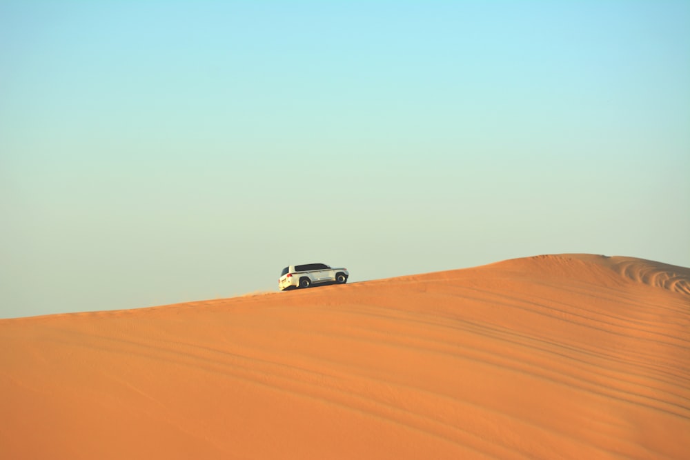 SUV on desert