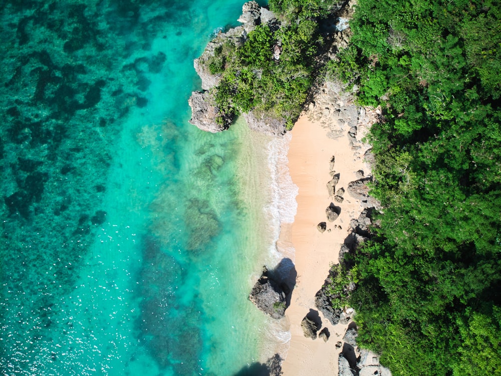 aerial view of ocean during daytime