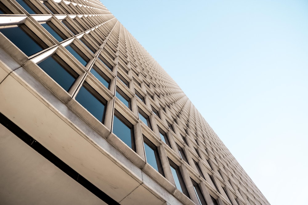 low-angle photography of tall building