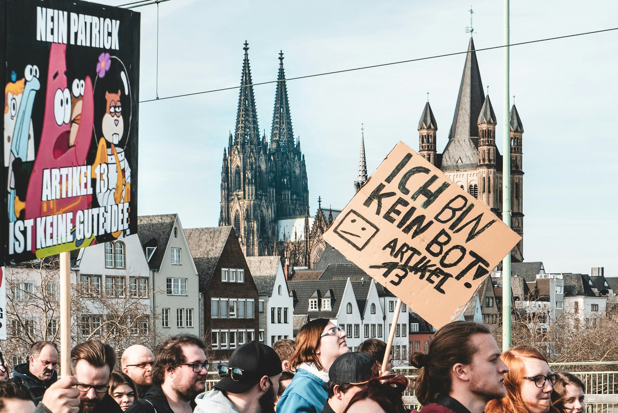 Protest gegen die EU-Zensurpläne am 2. März in Berlin: Artikel 13 verhindern!