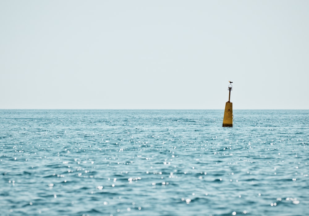 yellow life buoy