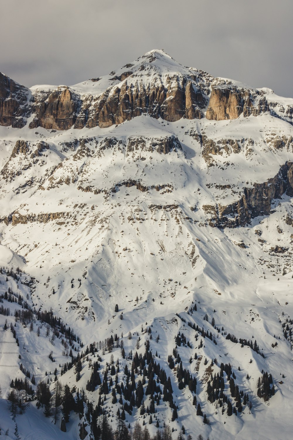 snow covered mountain