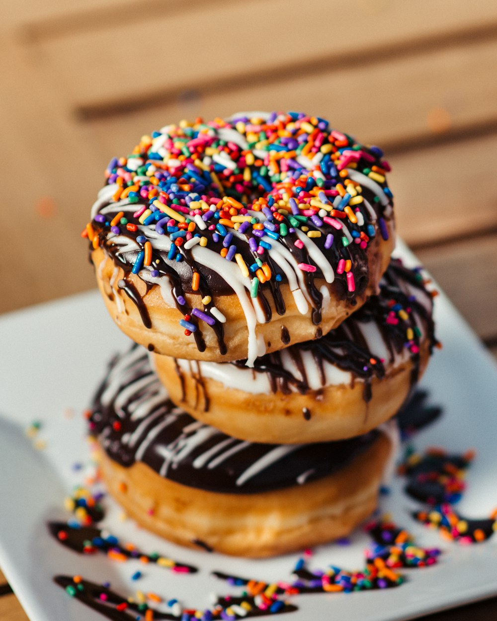 Donut mit Toppings