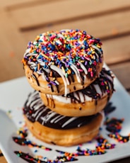 doughnut with toppings