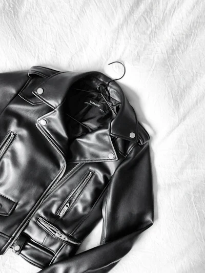 Leather Jacket — Size M