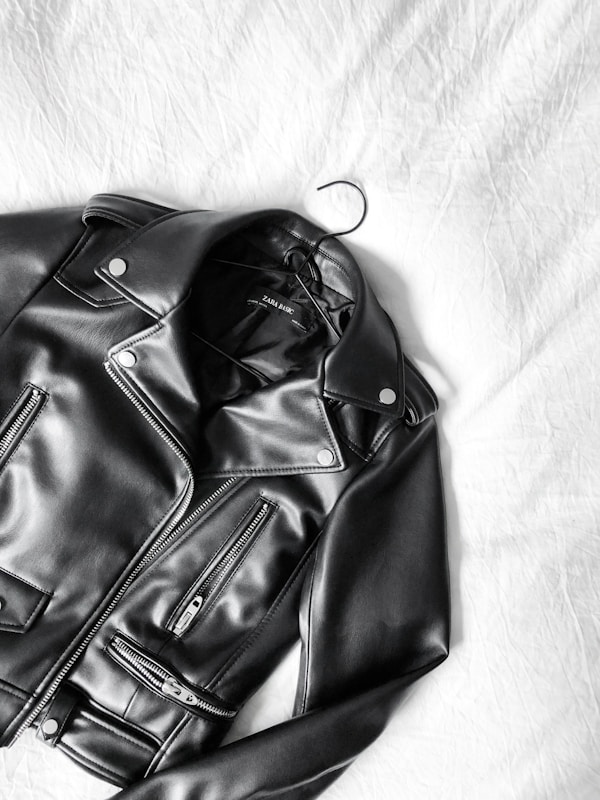 Vintage leather jacket example