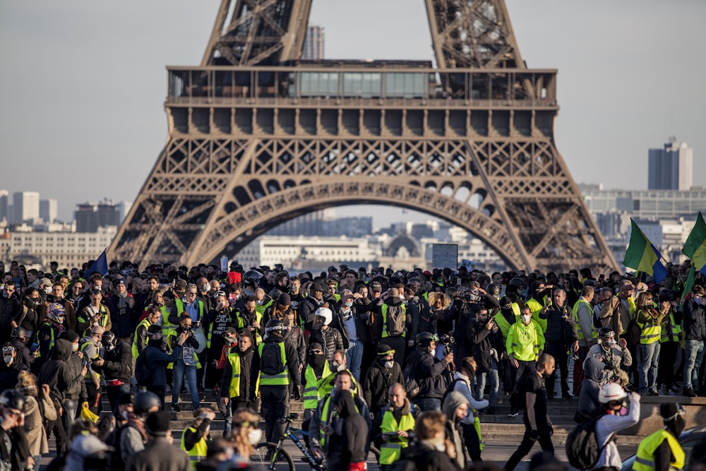 people under tower