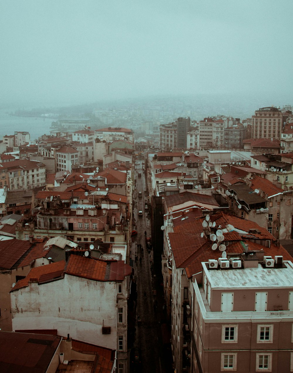 aerial view of a city