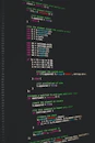 a computer screen with source code on it