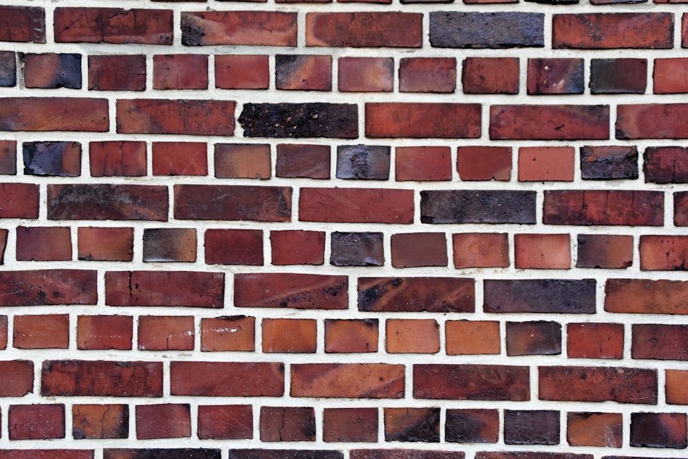 brown and white brick photo