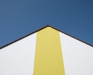 yellow and white house