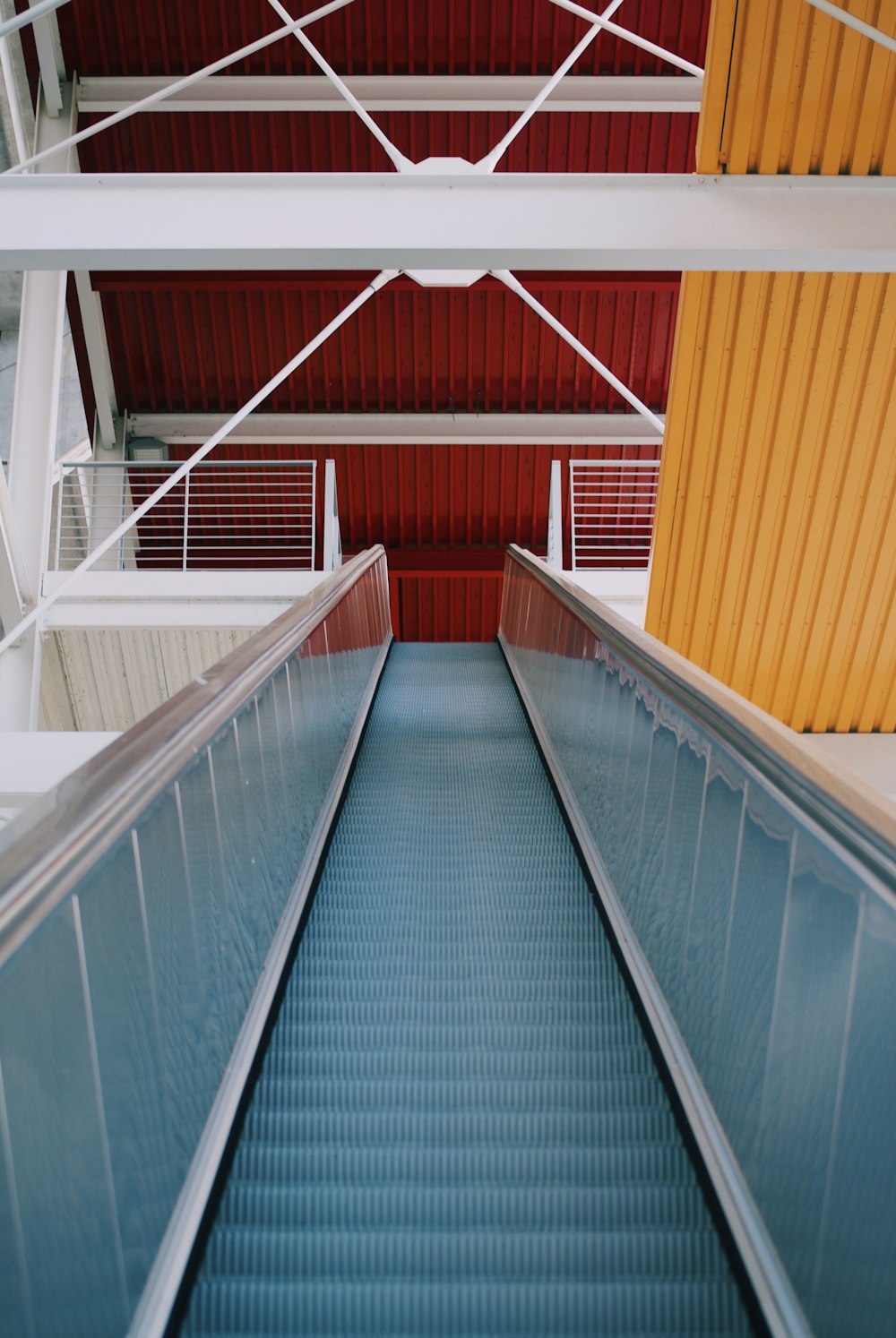 empty escalator