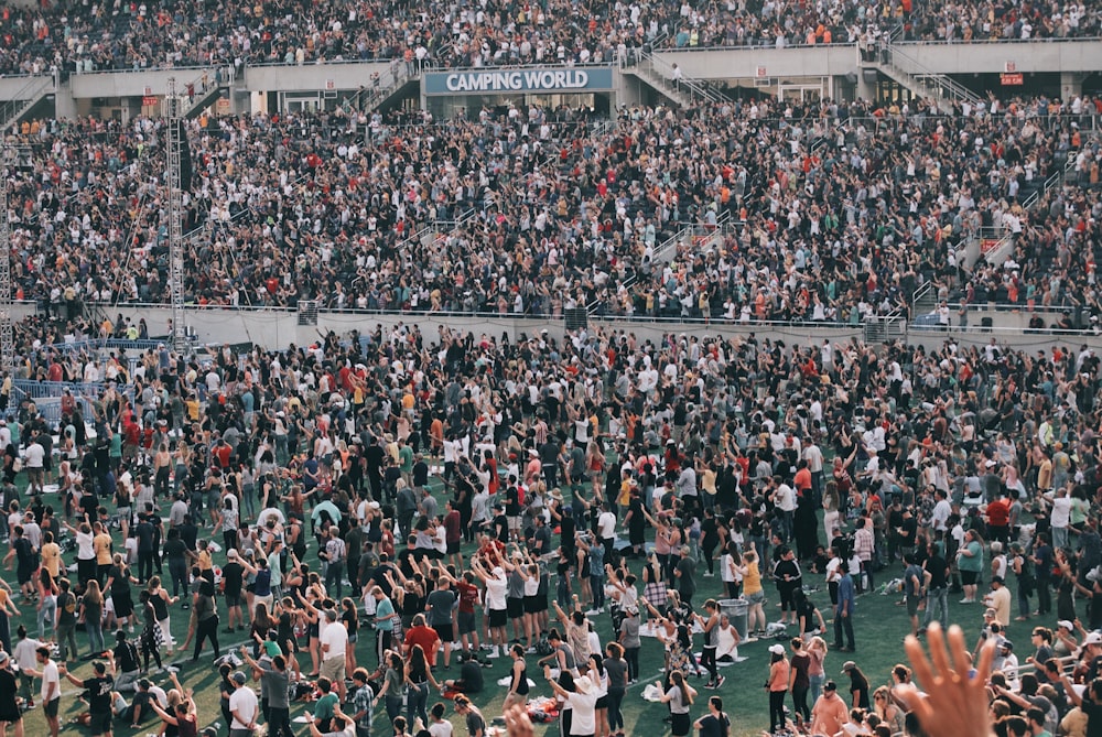 people inside stadium