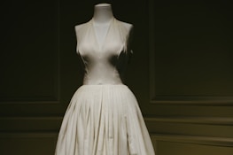 women's white sleeveless dress
