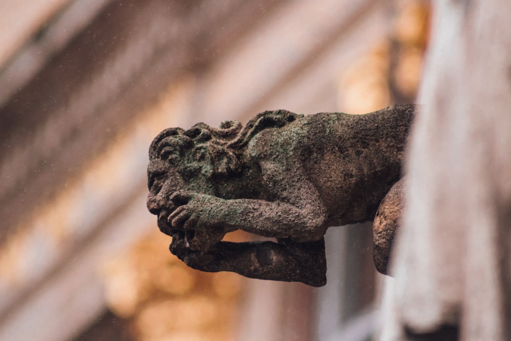 concrete gargoyle décor