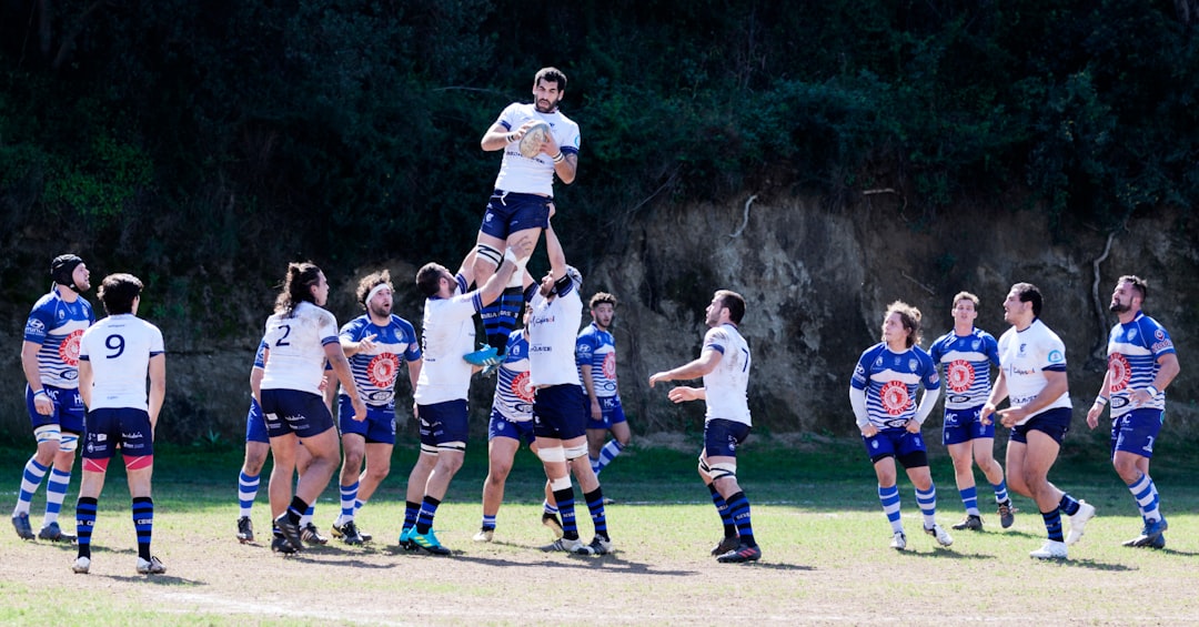 Un momento del partido jugado el 24-02-2019 el el Bahía’s Park de Marbella entre los equipos Trocadero Marbella Rugby Club y el Ciencias Rugby Club de Sevilla.