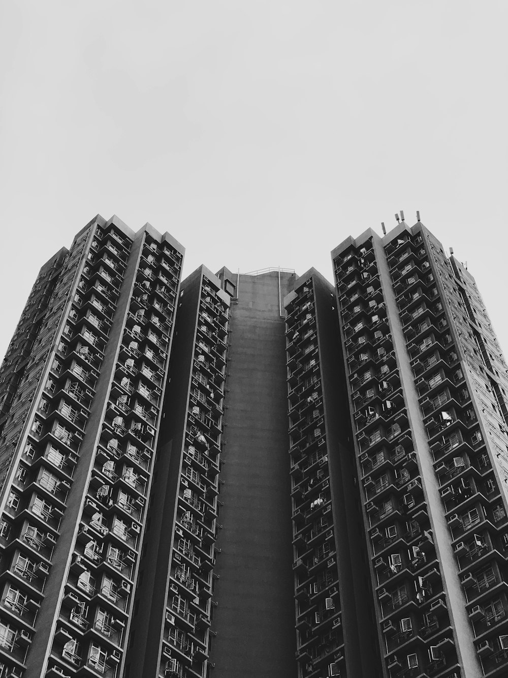 low angle photo of high rise buildings