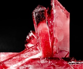 cracked red quartz