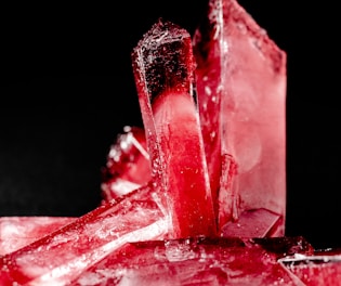 cracked red quartz