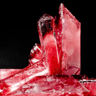 cracked red quartz