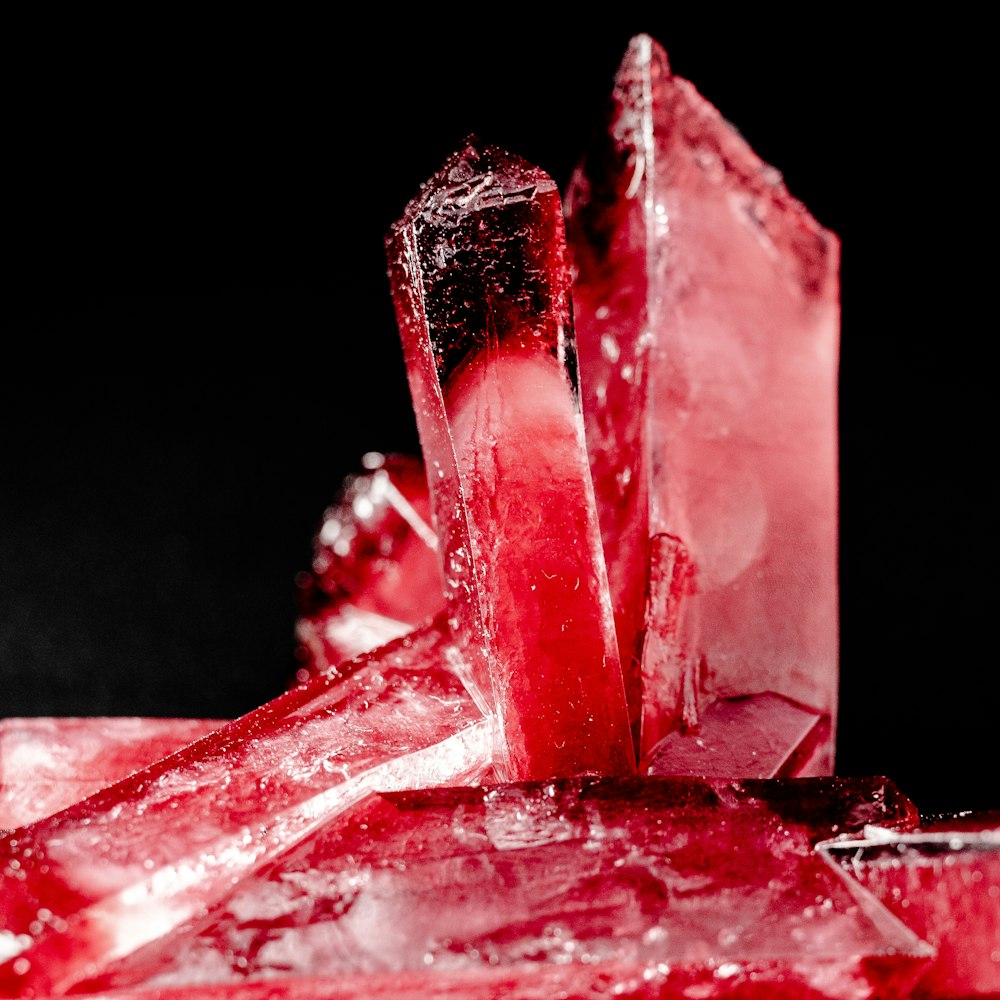 cracked red quartz