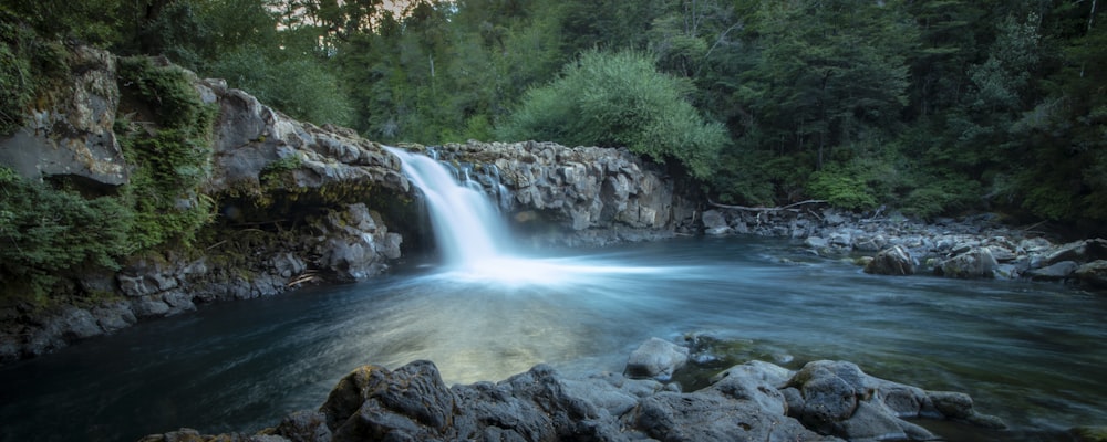 view of waterfalls