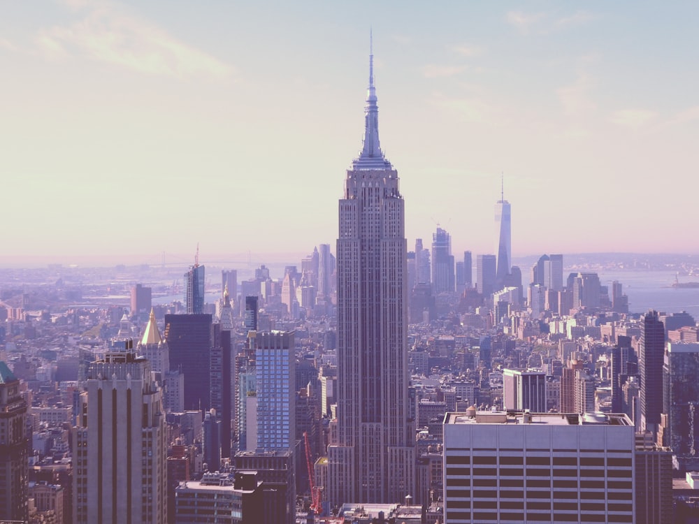 Empire State building at New York City