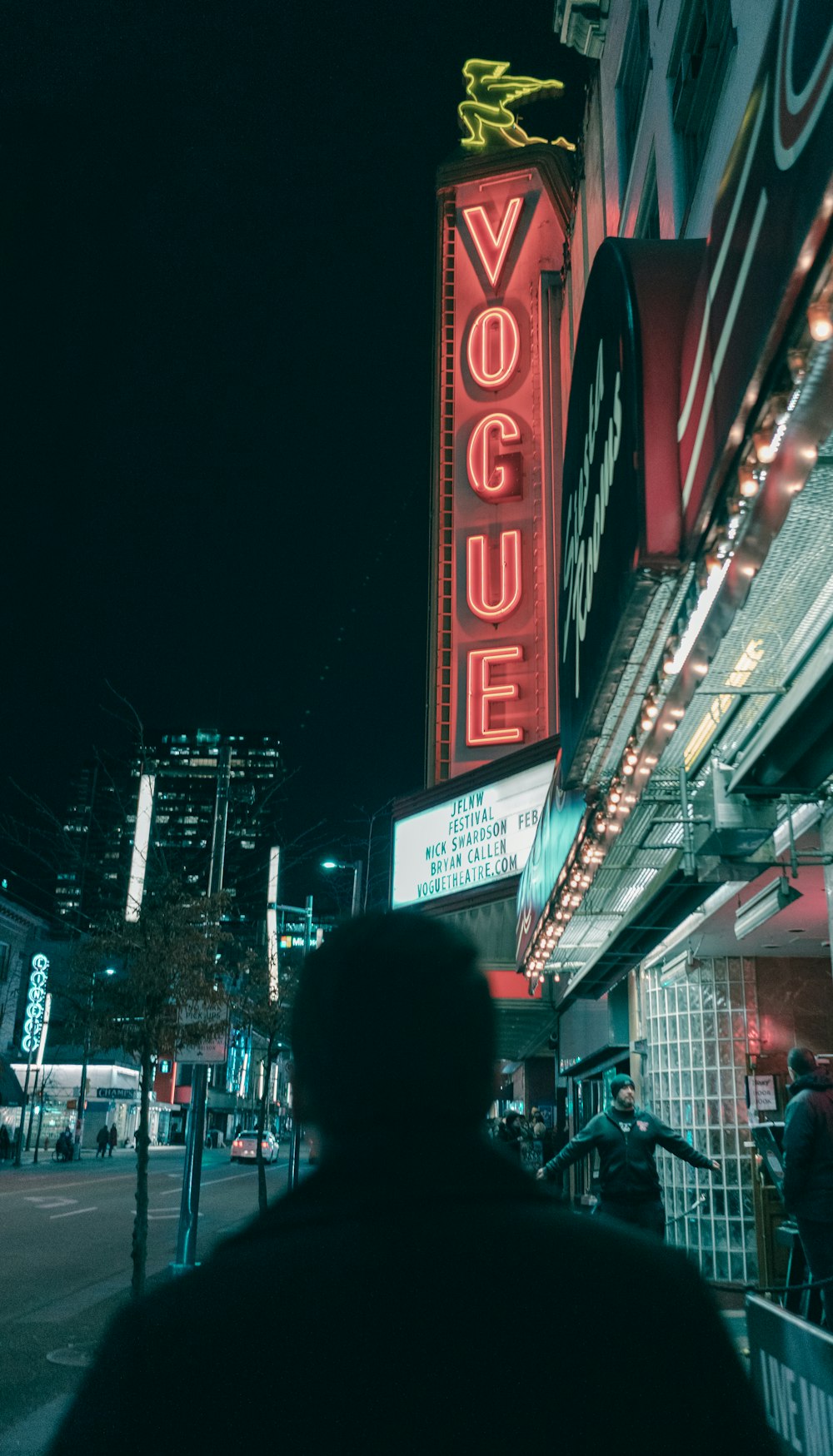 Vogue lighted neon sign