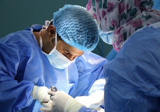 doctor having operation