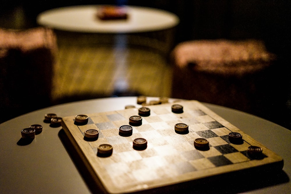 checkered board game