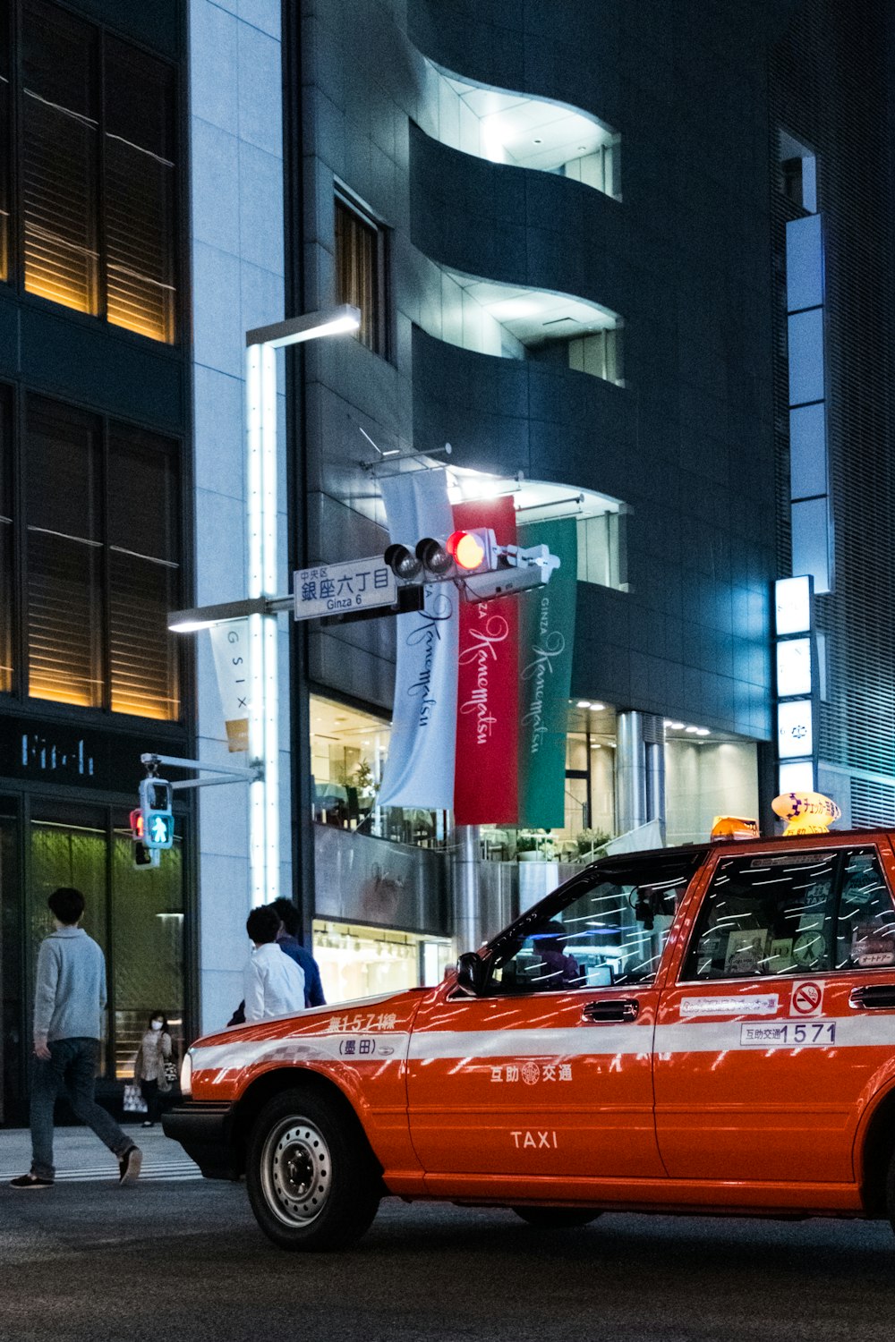 parked car beside building