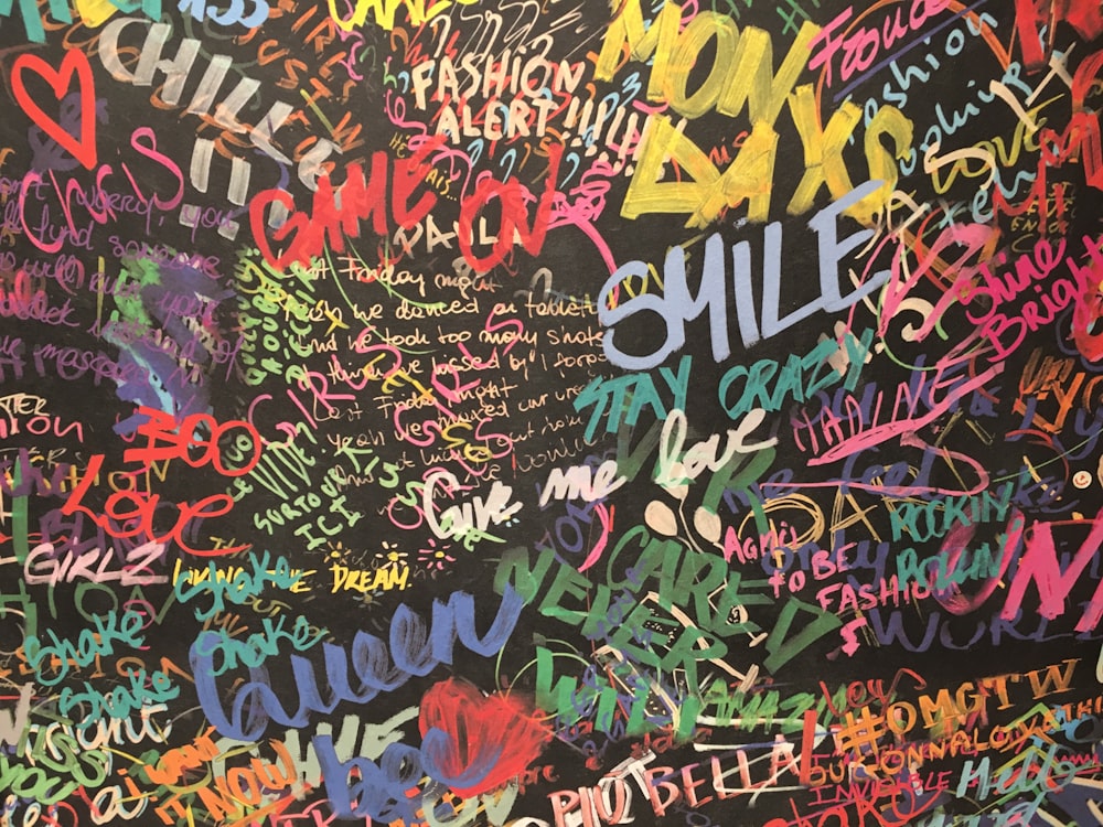 muro di graffiti