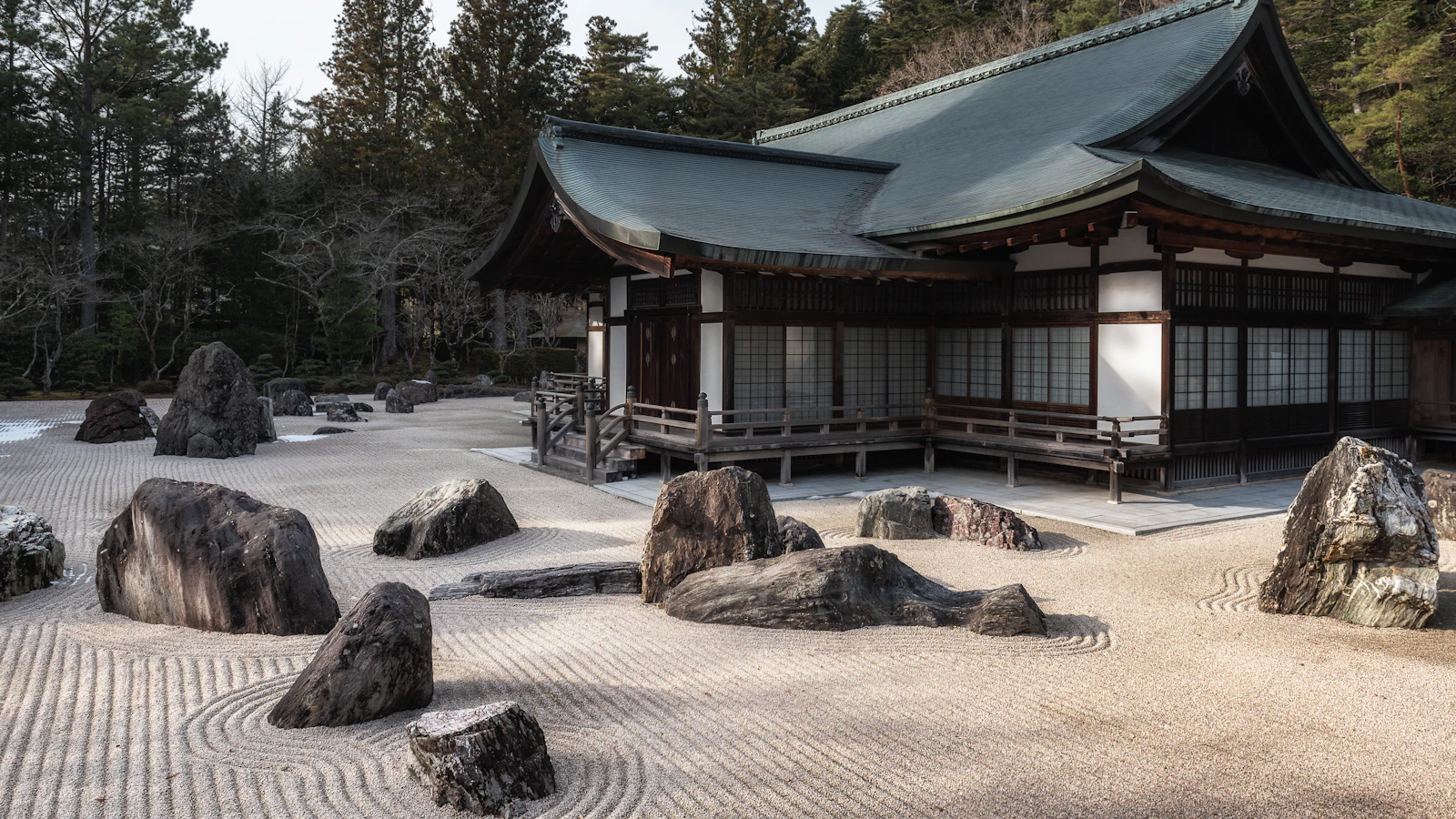 高野山の日本庭園