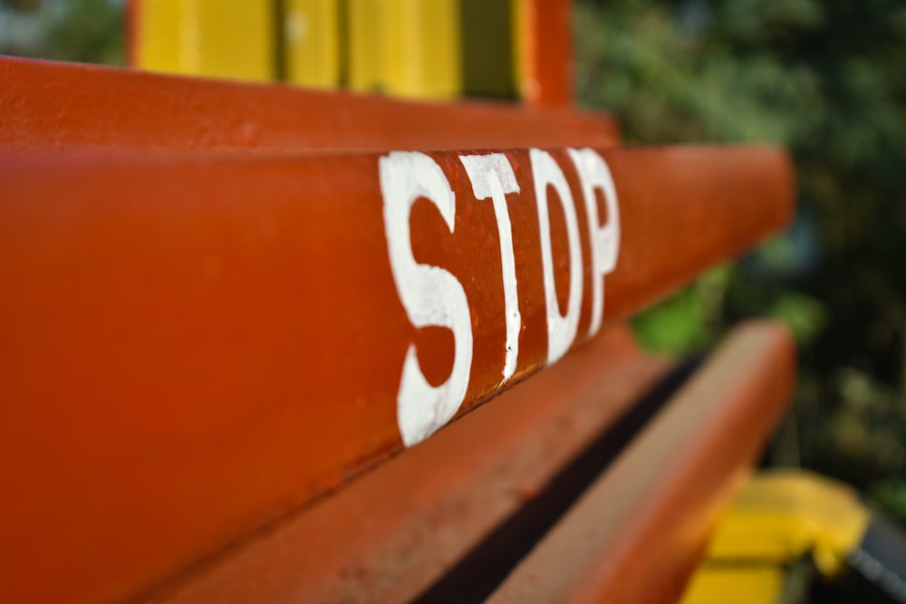 stop signage