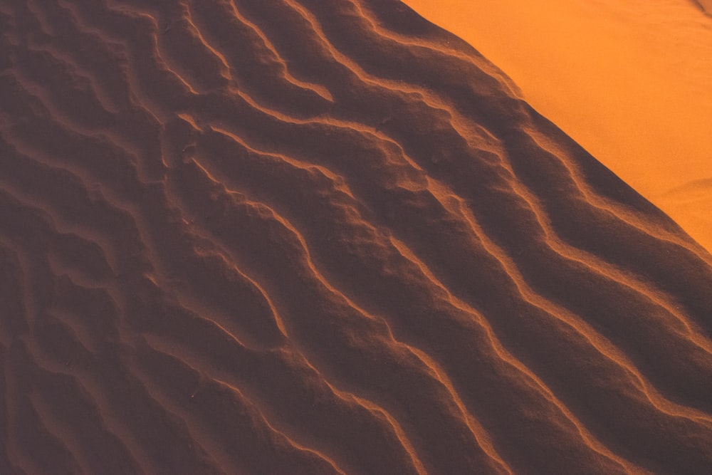high-angle view of desert