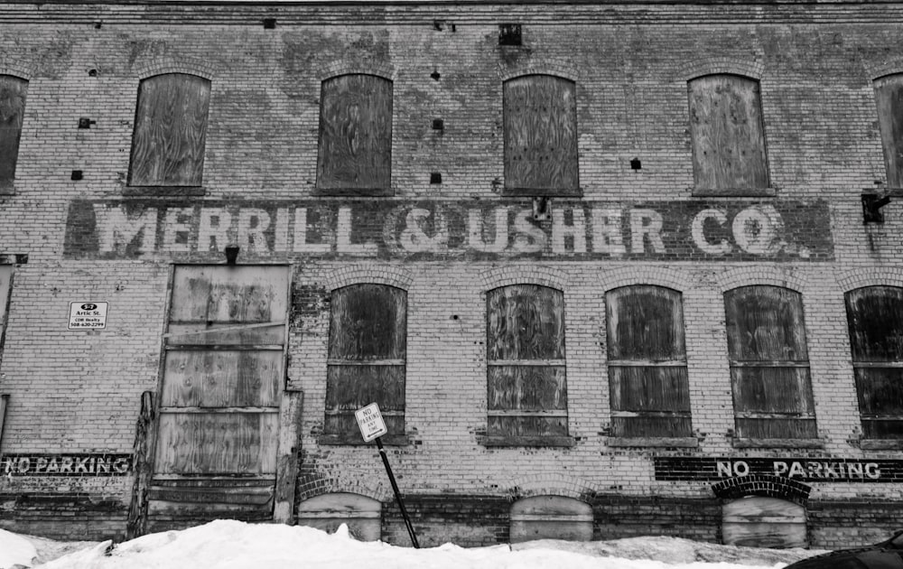grayscale Merrill & Usher Co. building