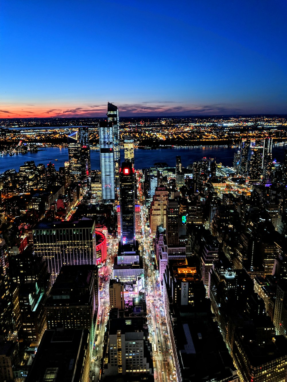 cityscape during nighttime