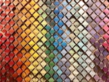 A vibrant display of custom paint colors for home interiors.