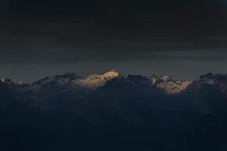 snow covered mountain