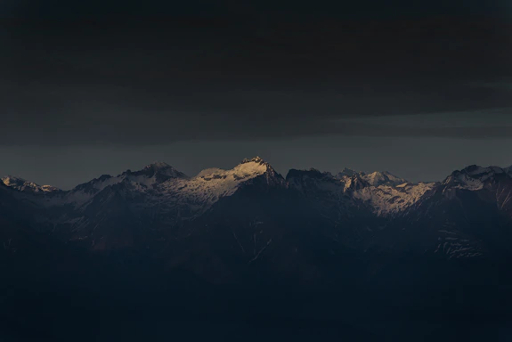snow covered mountain