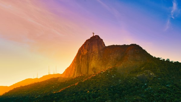 Brown canyon during golden hour — Rio de Janeiro, Brazil