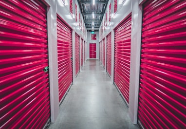 purple shutter doors