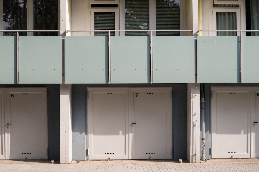 white wooden french door in building during daytime