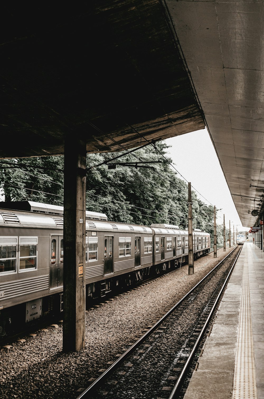 gray train road